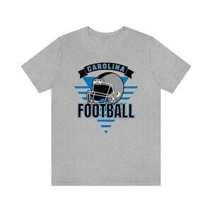 Football Shirt, Style Carolina Football TShirt, Retro 90s Carolina Shirt